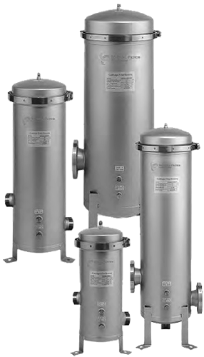 Multi Cartridge Band Clamp Liquid Filter Vessels